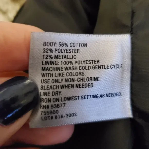 Sexy gold & black Worthington snake print pants - Picture 5 of 8